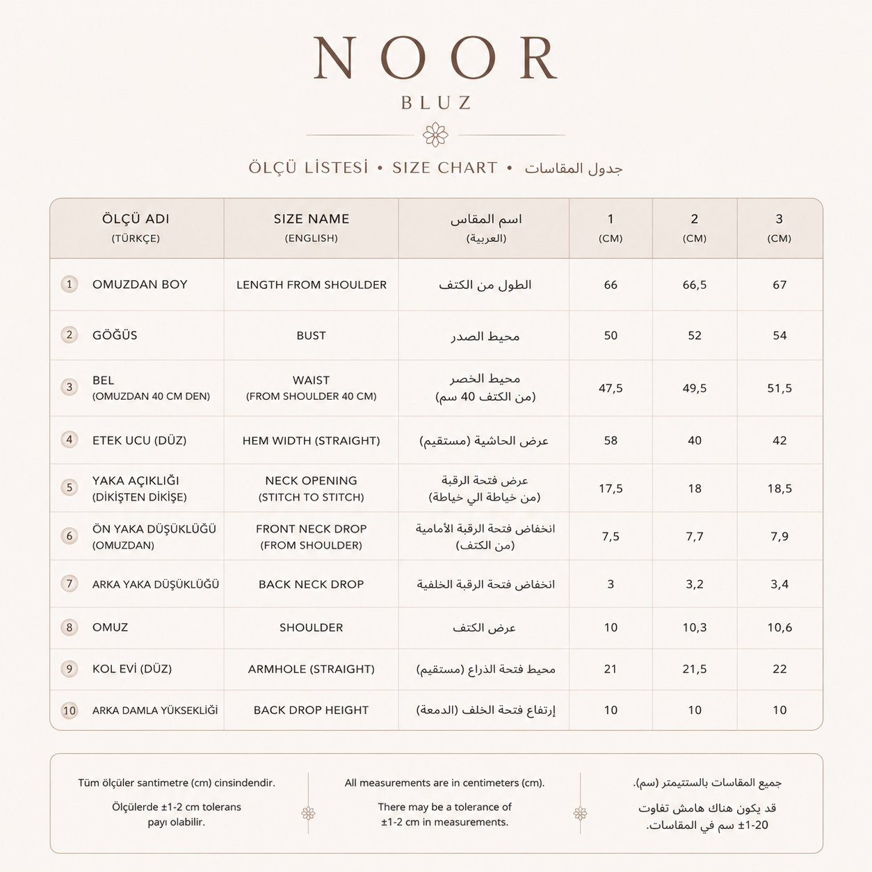 Noor Bluz | %100 İpek Kadın Bluz Soft Cream | Noorvien