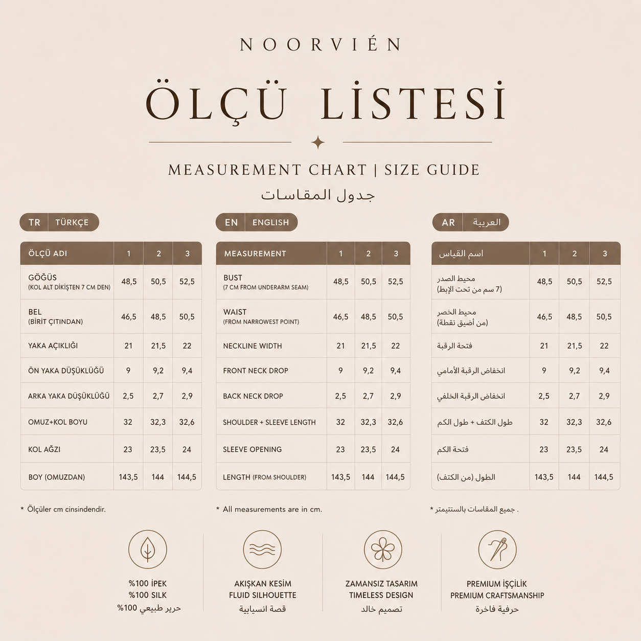 Naeliya Elbise | %100 İpek Kadın Elbise Mocha Brown | Noorvien