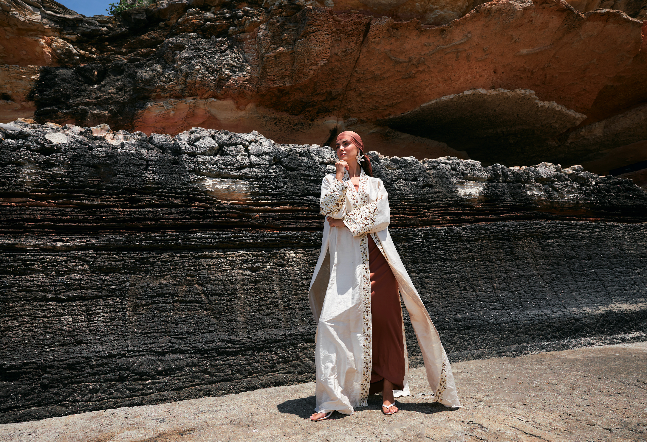 Nayara Kaftan | %100 İpek Lüks Kadın Kaftan | Noorvien